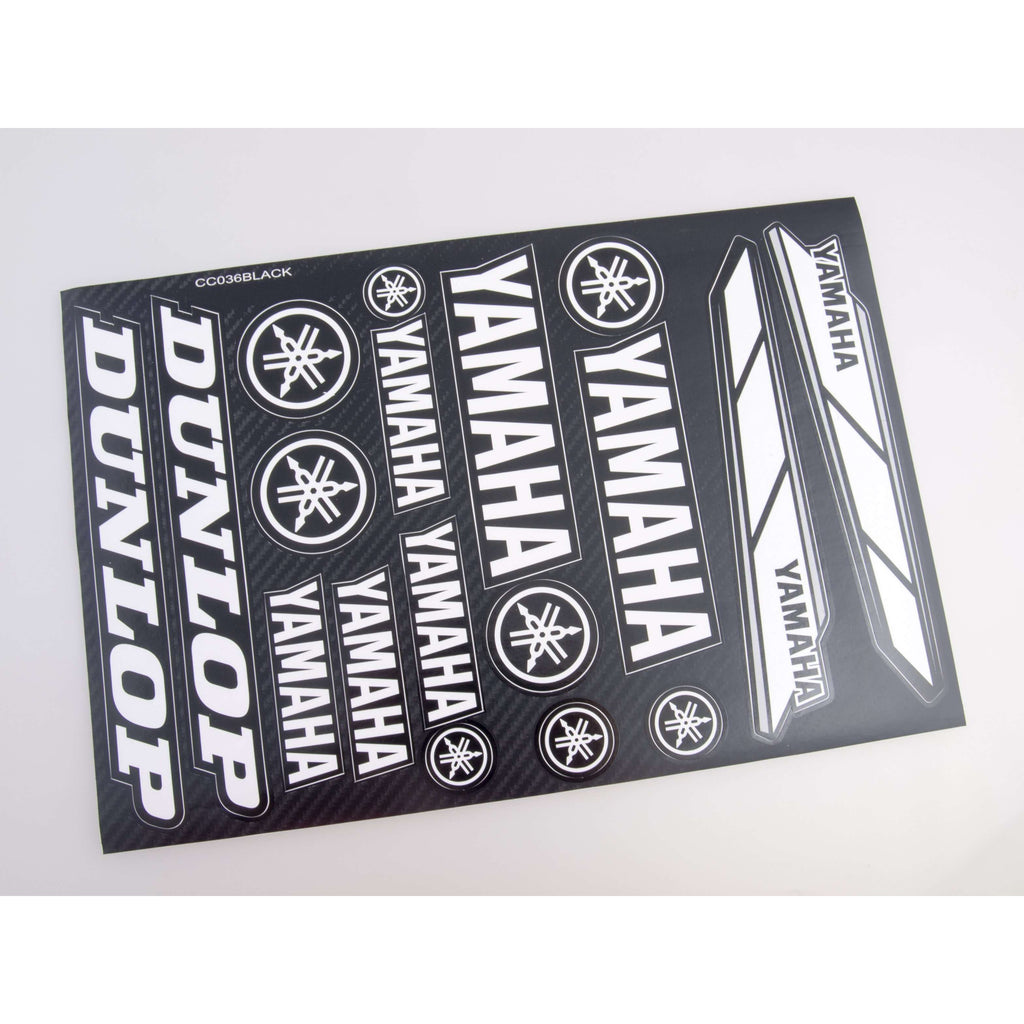 Yamaha bele nalepke za motorje - CC036W-Life-decor.si