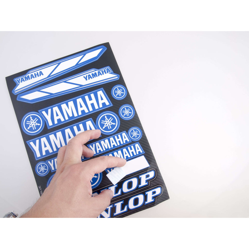 Yamaha modre nalepke za motorje - CC036B-Life-decor.si