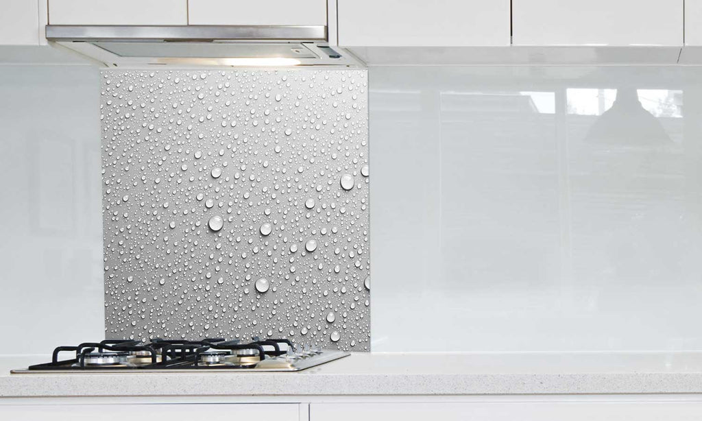 Zaštitnik od prskanja vodom Water drops, kaljeno staklo - KA018