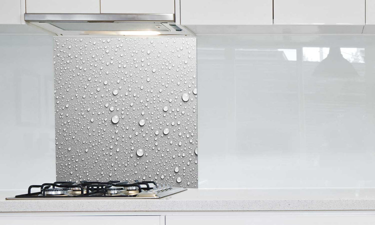 Zaštitnik od prskanja vodom Water drops, kaljeno staklo - KA018