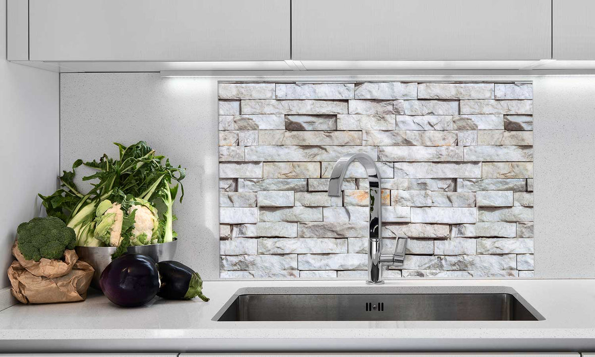 Zaštitnik od prskanja vodom Stone wall, kaljeno staklo - KA051