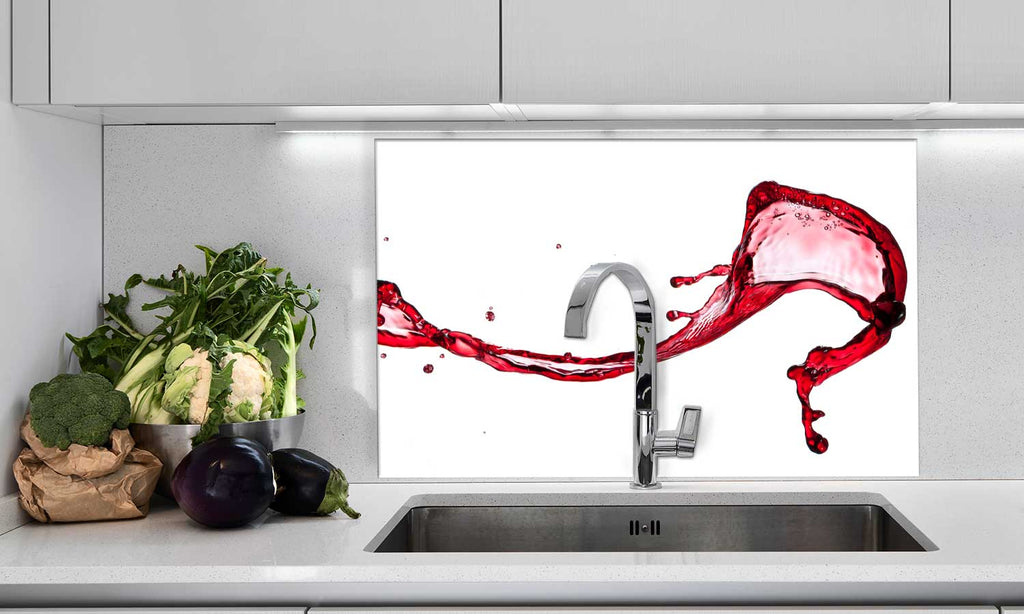 Zaštitnik od prskanja vodom Wine splash, kaljeno staklo - KA058