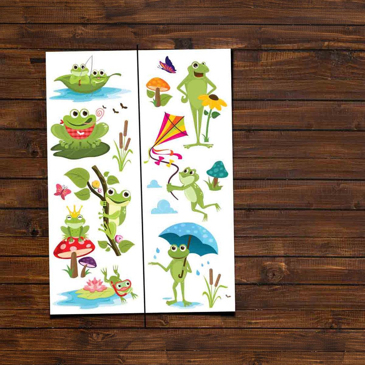 Stenske nalepke  Žabe- Frog - DWS009