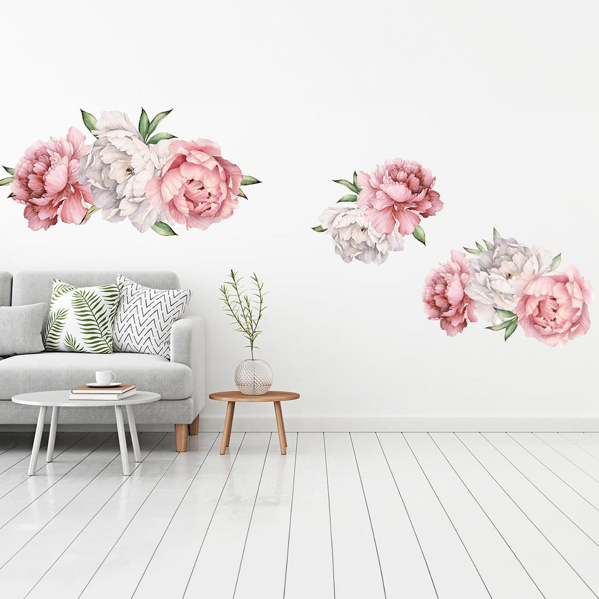 Stenske nalepke Watercolor Roses - 3D076