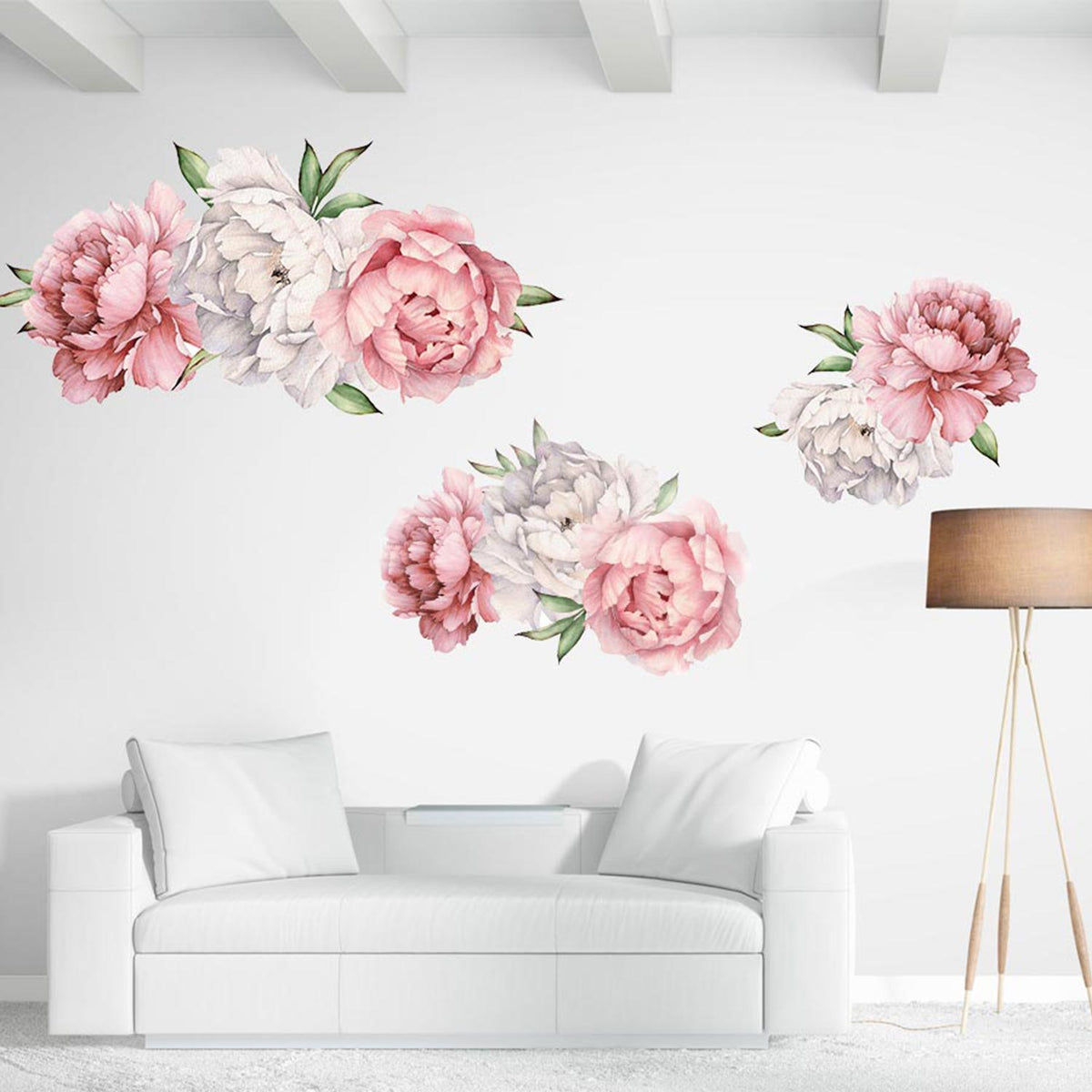 Stenske nalepke Watercolor Roses - 3D076