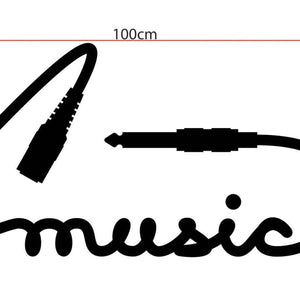 Zidni natpis Music - samoljepljive naljepnice, tekst, citati, tekstualne naljepnice.