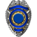 Značka Police 3, nalepka. AUR151-Life-decor.si