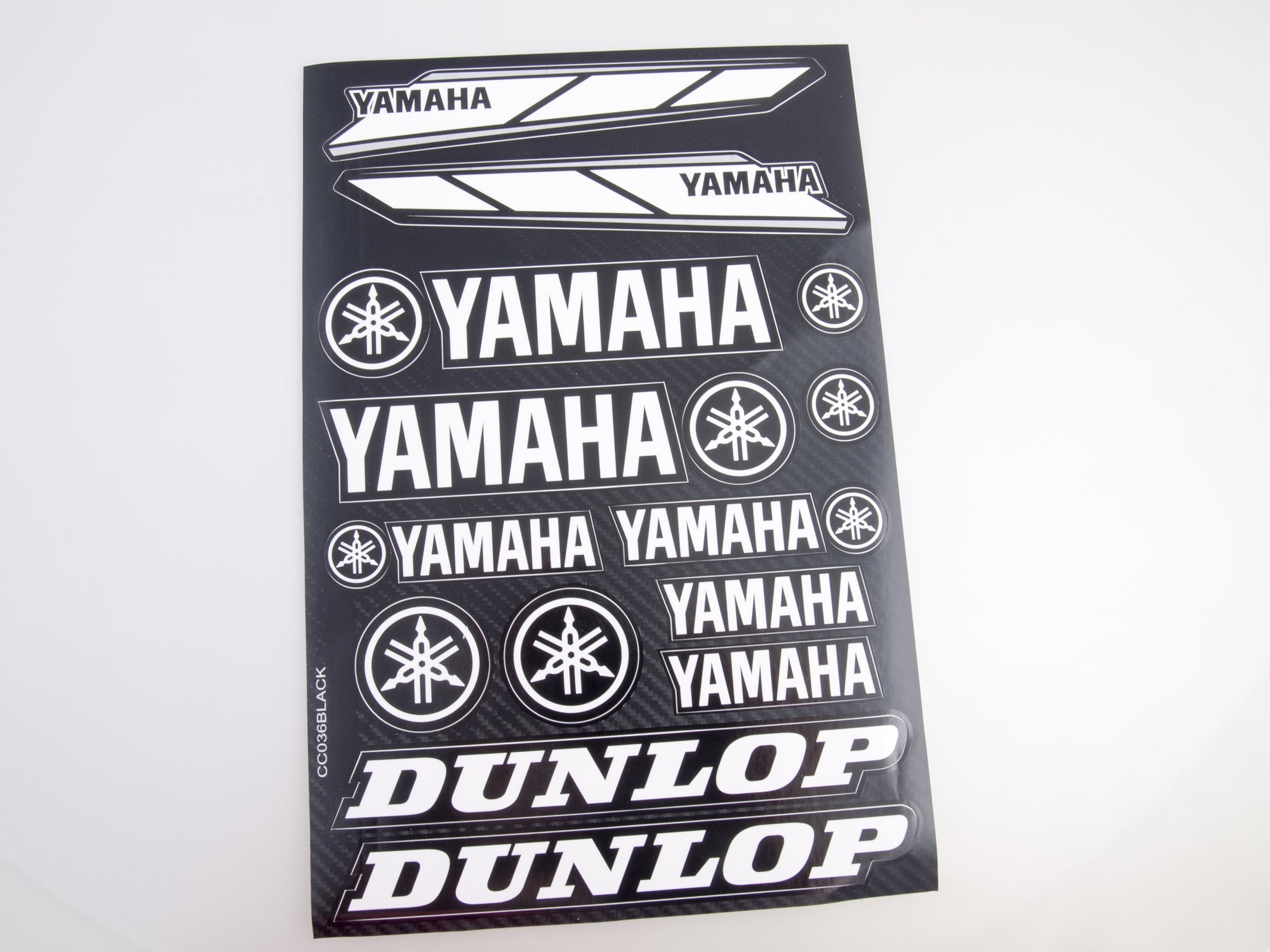 Yamaha white  nalepke za motorje