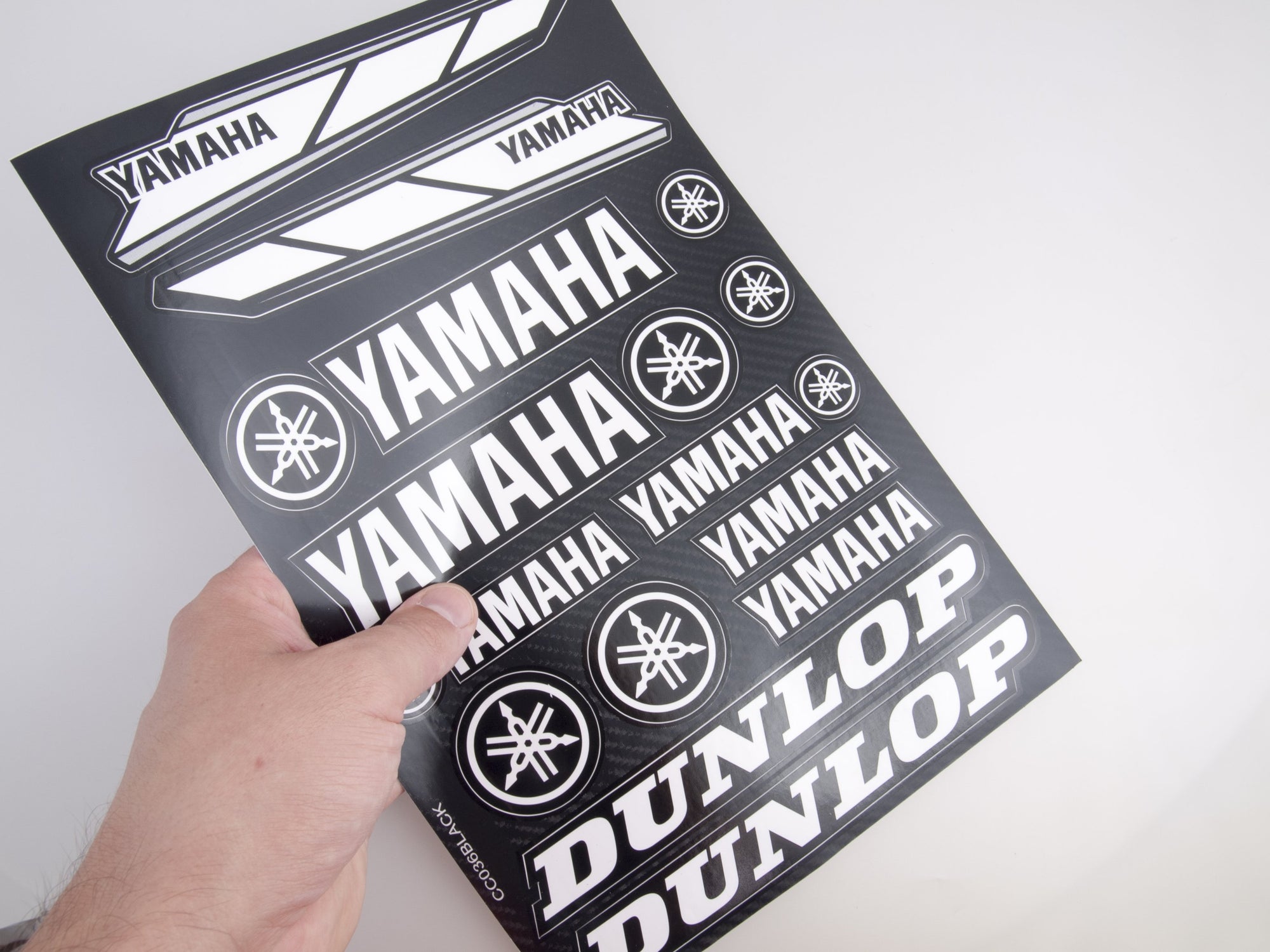 Yamaha white  nalepke za motorje