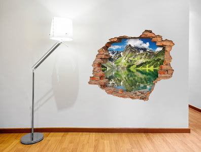 3D Art stenska nalepka GORSKO JEZERO - 3D023 - Life-decor.si