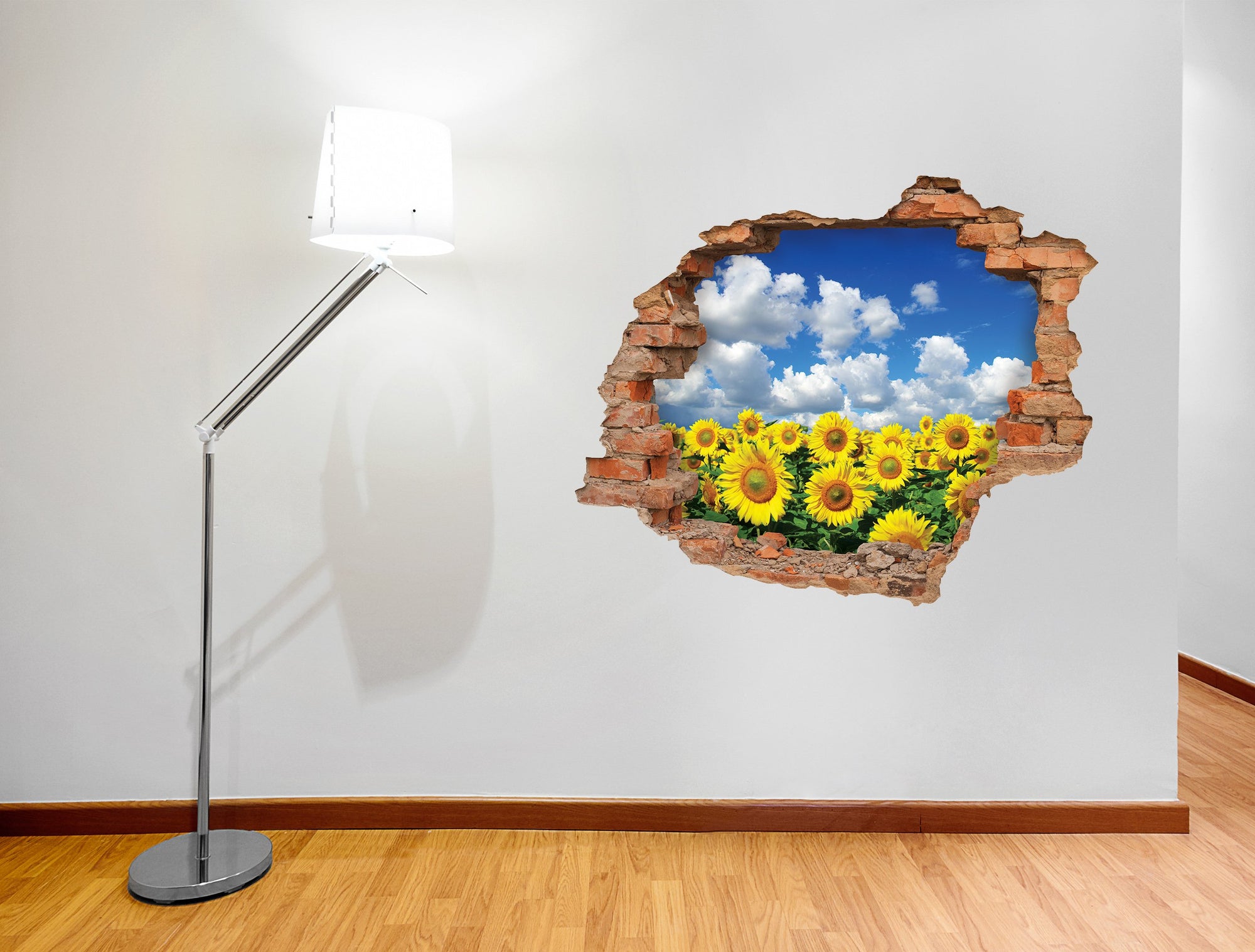 3D Art stenska nalepka SONČNICE - 3D025 - Life-decor.si