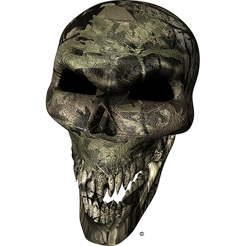Nalepke Camo Skull. AUR023