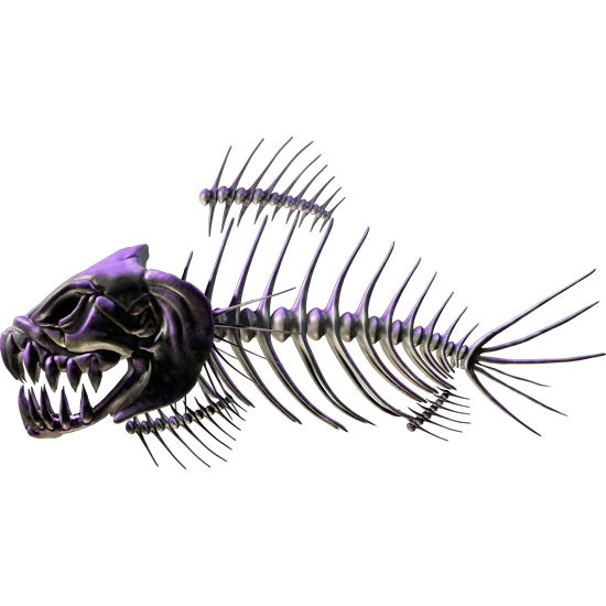 Bonefish 2 ribji nalepki, samolepilni, 6 različnih dizajnov - AUR055