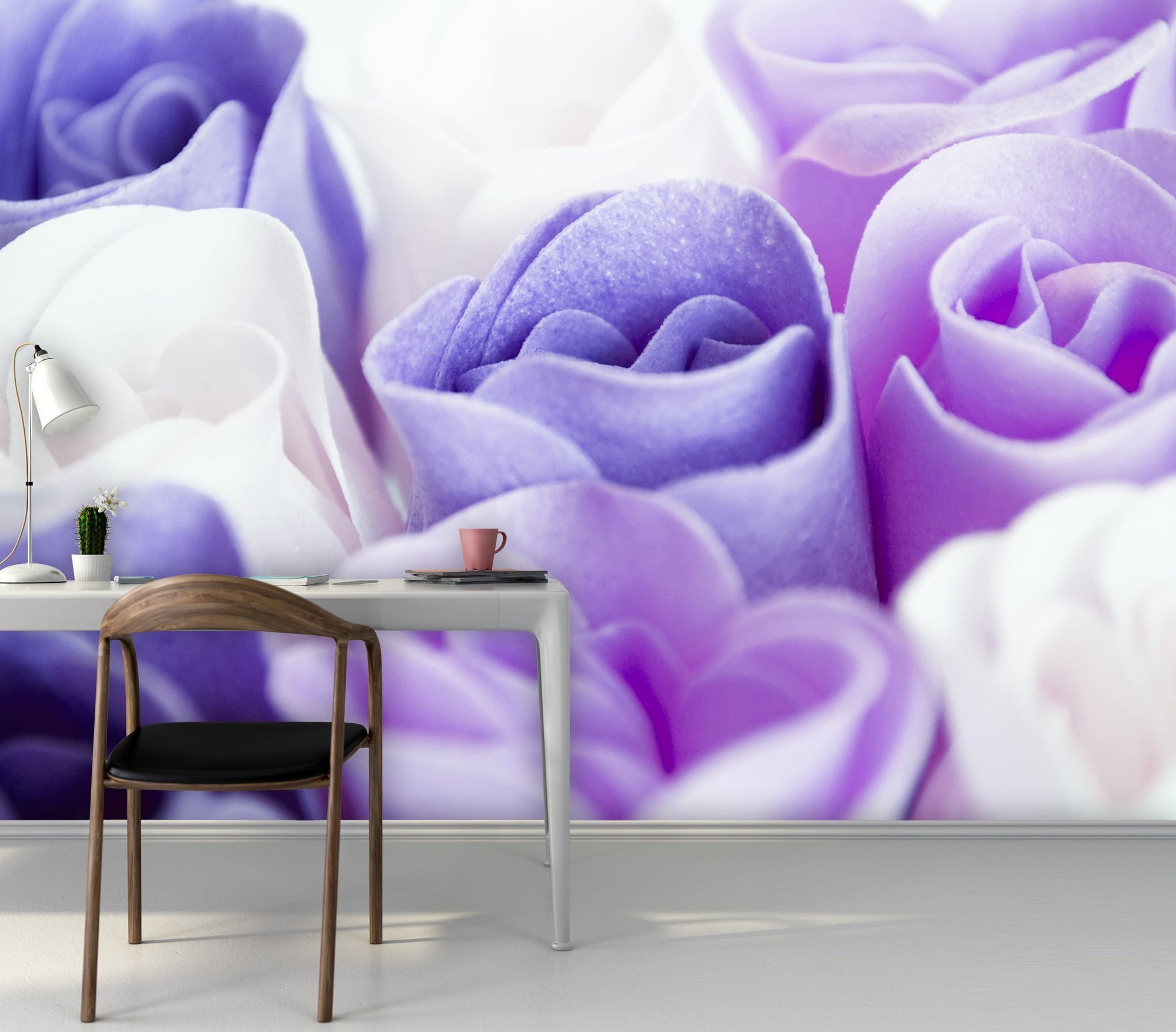 Samolepilne stenske tapete  Purple roses SW061