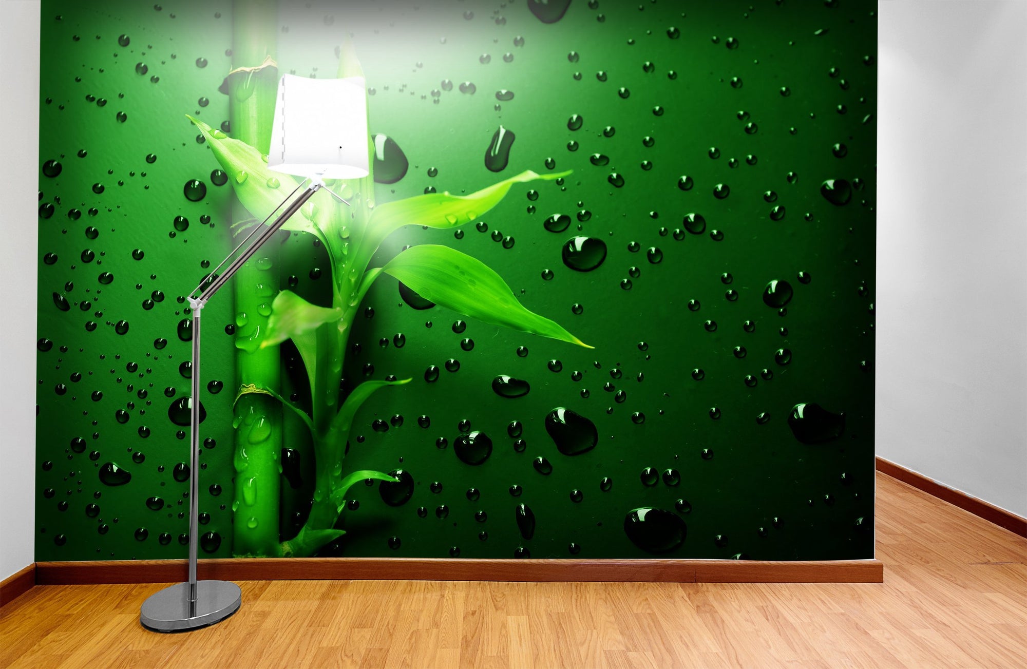 Samolepilne stenske tapete  Green Bamboo SW083