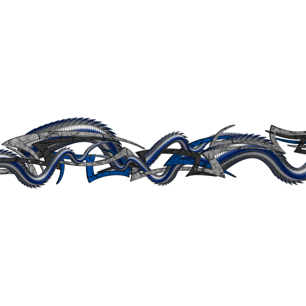 Nalepka Dragon tribal za avto ali motorno kolo. AUR016
