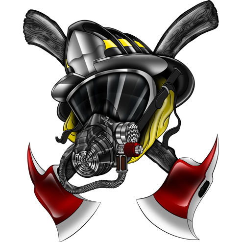 Nalepke gasilskih mask. AUR036