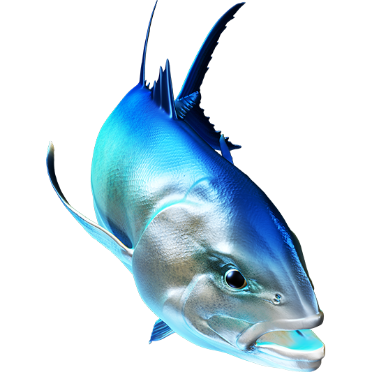 Giant Trevally nalepke, samolepilne - AUR071