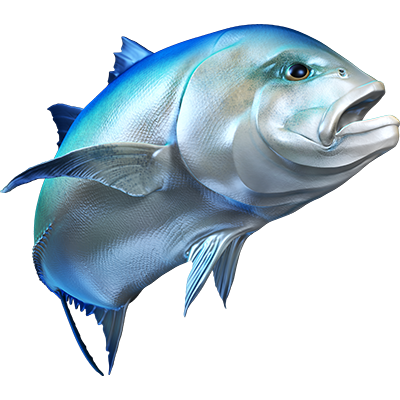 Giant Trevally nalepke, samolepilne - AUR071