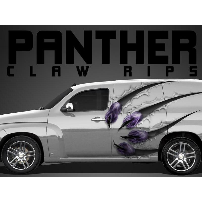 Nalepke Panther Claws za avto ali motorno kolo. AUR004
