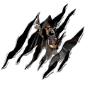 Nalepke Reaper Revolver Rip za avto ali motorno kolo. AUR008