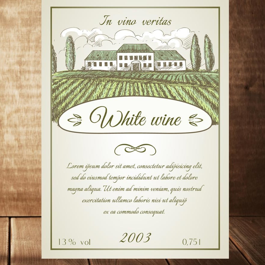Etikete za vino - EF011