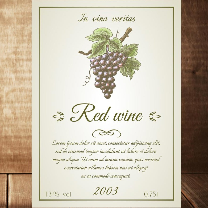 Etikete za vino - EF012