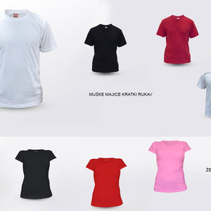 Majica Touch, T-Shirt Moška, Ženska in Otroški model 150g.  TS301