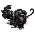 Panther rip nalepke za avto ali motorno kolo. AUR007