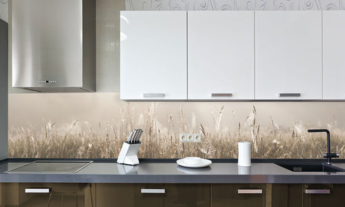 Kuhinjski paneli  Grass field - Stekleni / PVC plošče / Pleksi steklo - s tiskom za kuhinjo, Stenske obloge PKU021 - Life-decor.si