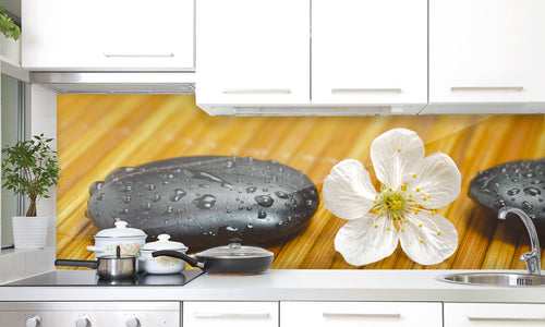 Kuhinjski paneli  Japan zen - Stekleni / PVC plošče / Pleksi steklo - s tiskom za kuhinjo, Stenske obloge PKU022 - Life-decor.si