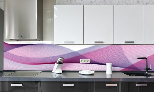 Kuhinjski paneli  Purple - Stekleni / PVC plošče / Pleksi steklo - s tiskom za kuhinjo, Stenske obloge PKU032 - Life-decor.si