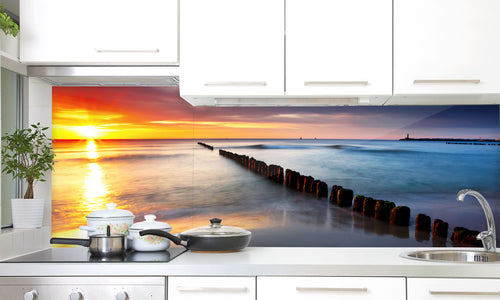 Kuhinjski paneli Baltic sea - Stekleni / PVC plošče / Pleksi steklo - s tiskom za kuhinjo, Stenske obloge PKU0225 - Life-decor.si