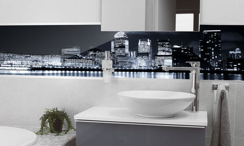 Kuhinjski paneli City of London - Stekleni / PVC plošče / Pleksi steklo - s tiskom za kuhinjo, Stenske obloge PKU0244 - Life-decor.si