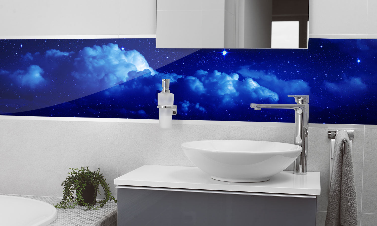 Kuhinjski paneli Starry sky - Pleksi steklo - s tiskom za kuhinjo, Stenske obloge PKU0273