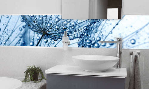 Kuhinjski paneli Dandelion flower - Stekleni / PVC plošče / Pleksi steklo - s tiskom za kuhinjo, Stenske obloge PKU0286 - Life-decor.si
