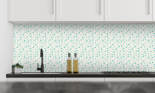 Kuhinjski paneli Diagonal dots - Stekleni / PVC plošče / Pleksi steklo - s tiskom za kuhinjo, Stenske obloge PKU0359 - Life-decor.si