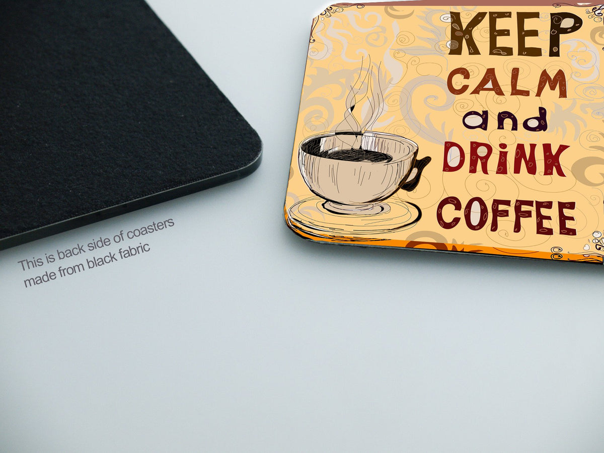 Podstavki za kozarce- Keep Calm Coffe CO006 - Life-decor.si