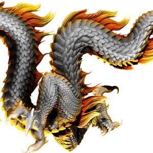 Nalepka Dragon za avto ali motorno kolo. AUR015